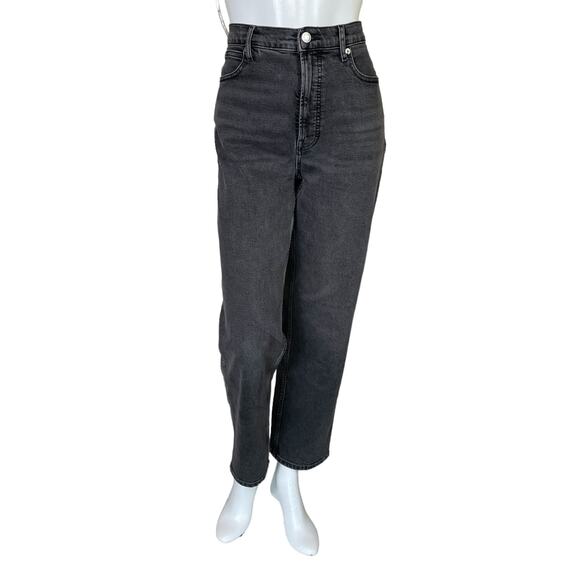 Everlane Denim - Everlane | Women's Vintage Wash Black The Way-High Crop Jeans | Size: 28